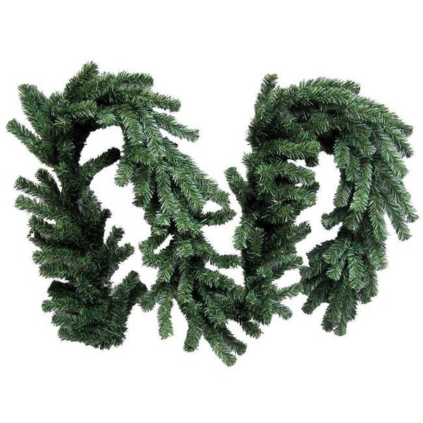 Adlmired By Nature Admired by Nature GXW9813-NATURAL 9 ft. x 14 in. Canadian Christmas Pine Garland 180 Tips GXW9813-NATURAL